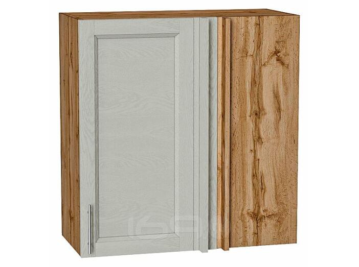 Шкаф верхний прямой угловой Сканди Cappuccino Softwood Дуб Вотан 716*700*345