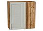 Шкаф верхний прямой угловой Сканди Cappuccino Softwood Дуб Вотан 716*700*345