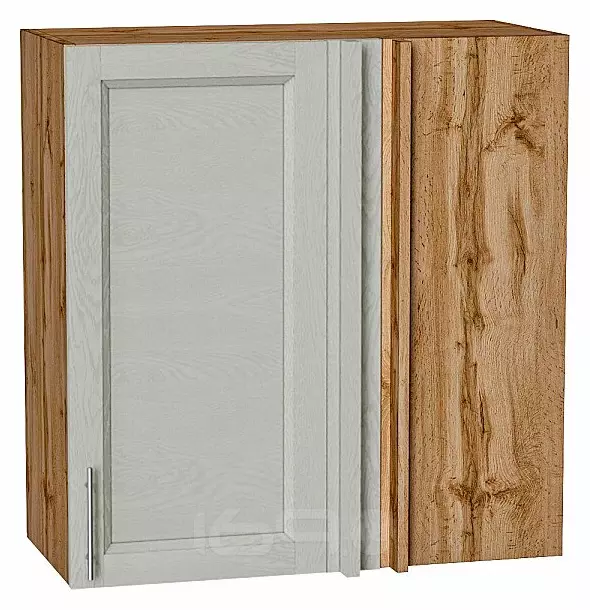 Шкаф верхний прямой угловой Сканди Cappuccino Softwood Дуб Вотан 716*700*345