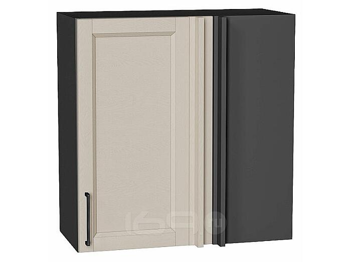 Шкаф верхний прямой угловой Сканди Cream Silkwood/Graphite 716*700*345