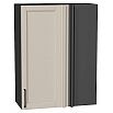 Шкаф верхний прямой угловой Сканди Cream Silkwood/Graphite 920*700*345