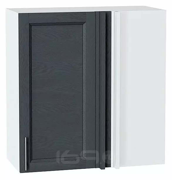 Шкаф верхний прямой угловой Сканди Graphite Softwood Белый 716*700*345