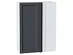 Шкаф верхний прямой угловой Сканди Graphite Softwood Белый 920*700*345