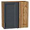 Шкаф верхний прямой угловой Сканди Graphite Softwood Дуб Вотан 716*700*345 Шкаф верхний прямой угловой Сканди Graphite Softwood Дуб Вотан 716*700*345
