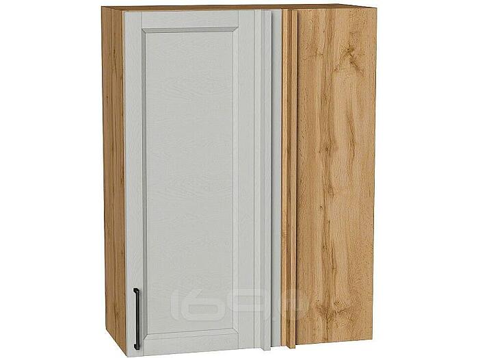 Шкаф верхний прямой угловой Сканди Grey Silkwood/Дуб Вотан 920*700*345
