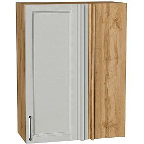 Шкаф верхний прямой угловой Сканди Grey Silkwood/Дуб Вотан 920*700*345