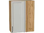 Шкаф верхний прямой угловой Сканди Grey Silkwood/Дуб Вотан 920*700*345