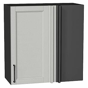 Шкаф верхний прямой угловой Сканди Grey Silkwood/Graphite 716*700*345