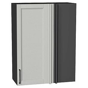 Шкаф верхний прямой угловой Сканди Grey Silkwood/Graphite 920*700*345