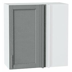 Шкаф верхний прямой угловой Сканди Grey Softwood Белый 716*700*345