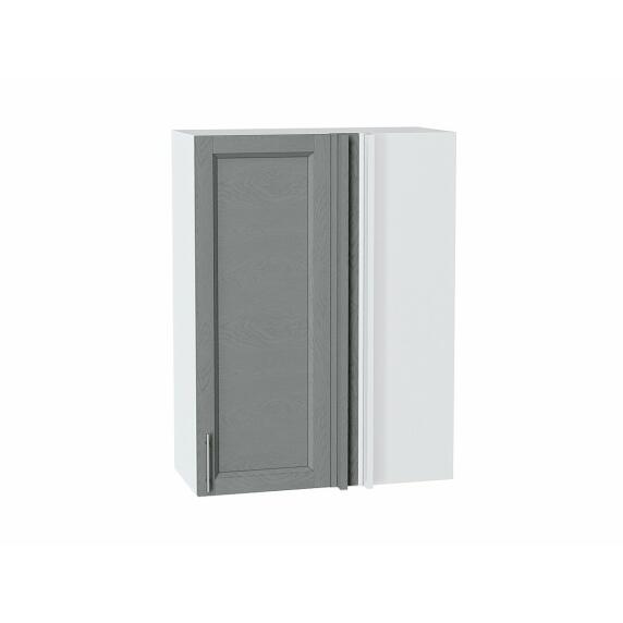 Шкаф верхний прямой угловой Сканди Grey Softwood Белый 920*700*345