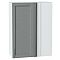 Шкаф верхний прямой угловой Сканди Grey Softwood Белый 920*700*345 Шкаф верхний прямой угловой Сканди Grey Softwood Белый 920*700*345