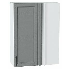 Шкаф верхний прямой угловой Сканди Grey Softwood Белый 920*700*345