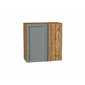 Шкаф верхний прямой угловой Сканди Grey Softwood Дуб Вотан 716*700*345