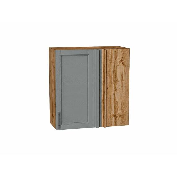 Шкаф верхний прямой угловой Сканди Grey Softwood Дуб Вотан 716*700*345
