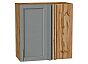 Шкаф верхний прямой угловой Сканди Grey Softwood Дуб Вотан 716*700*345