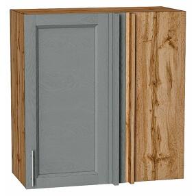 Шкаф верхний прямой угловой Сканди Grey Softwood Дуб Вотан 716*700*345