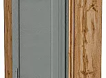 Шкаф верхний прямой угловой Сканди Grey Softwood Дуб Вотан 716*700*345