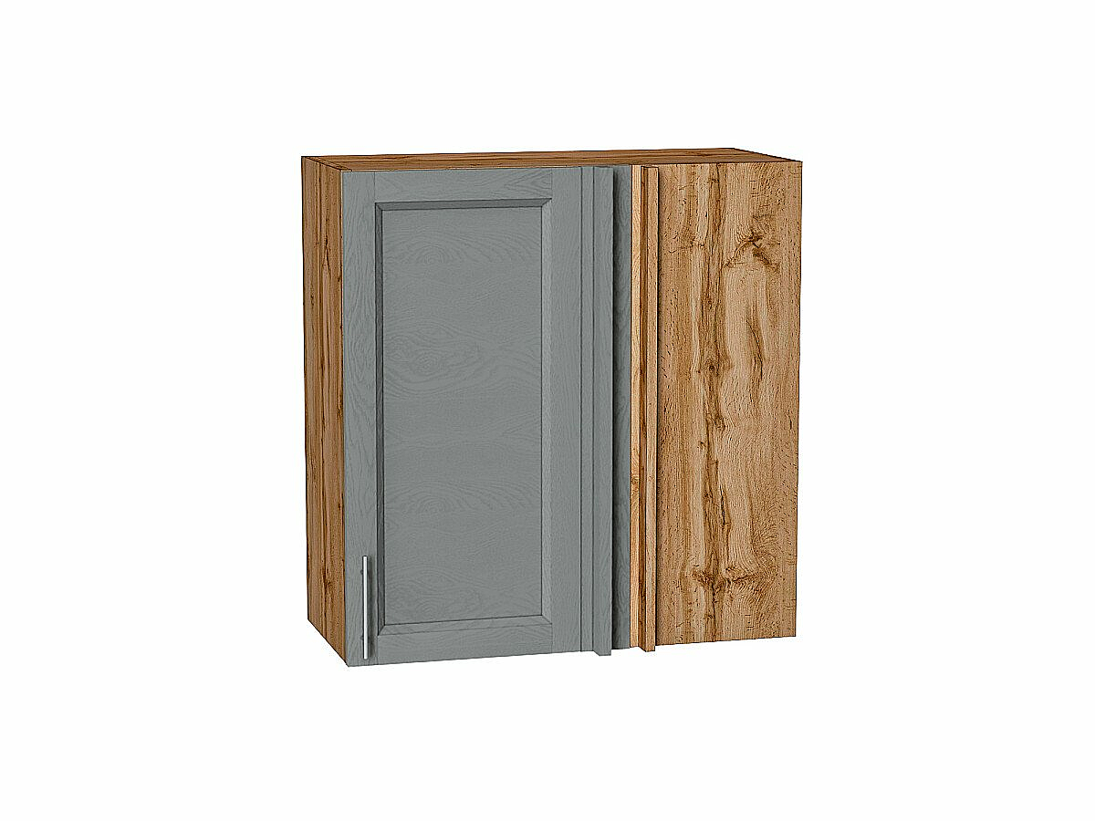 Шкаф верхний прямой угловой Сканди Grey Softwood Дуб Вотан 716*700*345