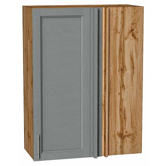 Шкаф верхний прямой угловой Сканди Grey Softwood Дуб Вотан 920*700*345