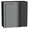 Шкаф верхний прямой угловой Сканди Grey Softwood Graphite 716*700*345 Шкаф верхний прямой угловой Сканди Grey Softwood Graphite 716*700*345
