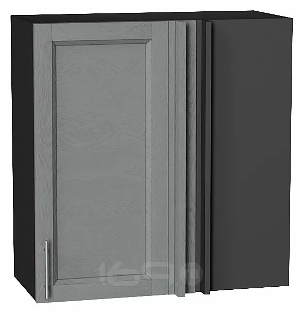 Шкаф верхний прямой угловой Сканди Grey Softwood Graphite 716*700*345