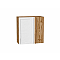 Шкаф верхний прямой угловой Сканди White Softwood Дуб Вотан 716*700*345
