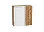 Шкаф верхний прямой угловой Сканди White Softwood Дуб Вотан 716*700*345