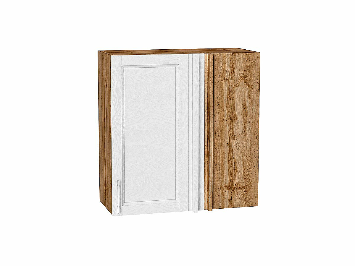 Шкаф верхний прямой угловой Сканди White Softwood Дуб Вотан 716*700*345