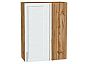 Шкаф верхний прямой угловой Сканди White Softwood Дуб Вотан 920*700*345