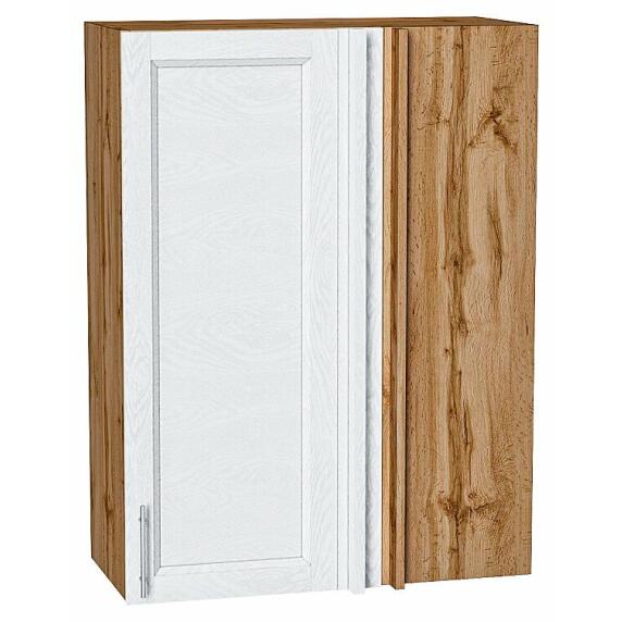 Шкаф верхний прямой угловой Сканди White Softwood Дуб Вотан 920*700*345