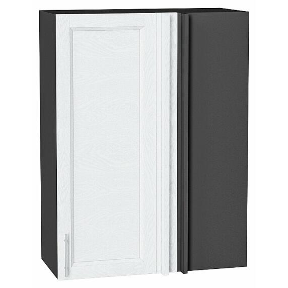 Шкаф верхний прямой угловой Сканди White Softwood Graphite