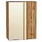 Шкаф верхний прямой угловой Валерия-М Бежевый металлик Дуб Вотан 920*700*345