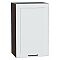 Шкаф верхний с 1-ой дверцей Барселона Белый Graphite 716*450*324
