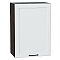 Шкаф верхний с 1-ой дверцей Барселона Белый Graphite 716*500*324