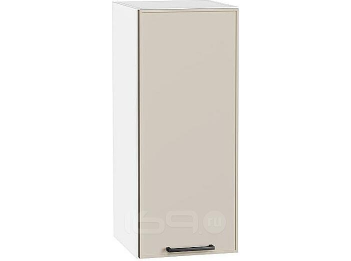 Шкаф верхний с 1-ой дверцей Эйр Cream Silk/Белый 716*300*320