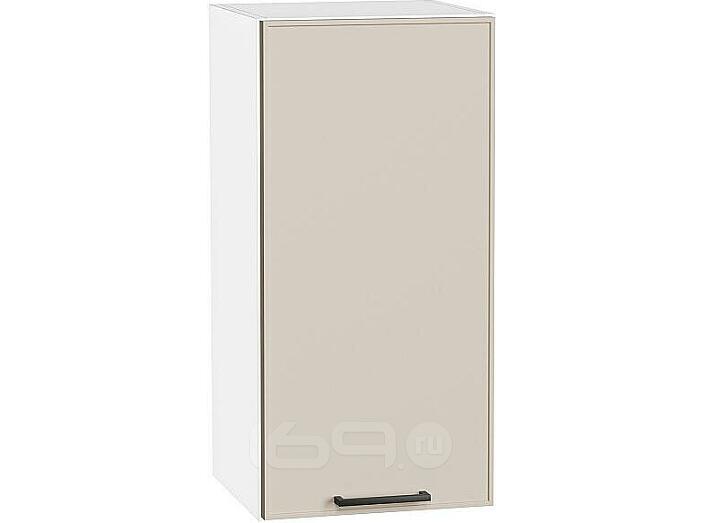 Шкаф верхний с 1-ой дверцей Эйр Cream Silk/Белый 716*350*320