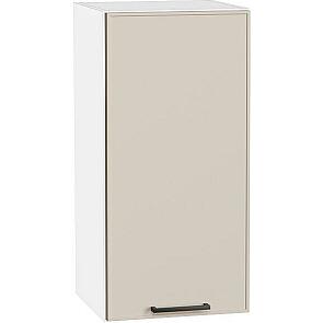 Шкаф верхний с 1-ой дверцей Эйр Cream Silk/Белый 716*350*320