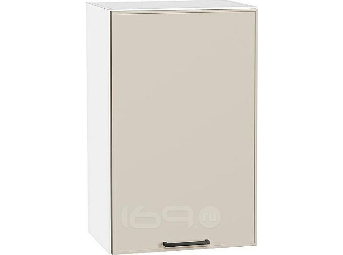 Шкаф верхний с 1-ой дверцей Эйр Cream Silk/Белый 716*450*320