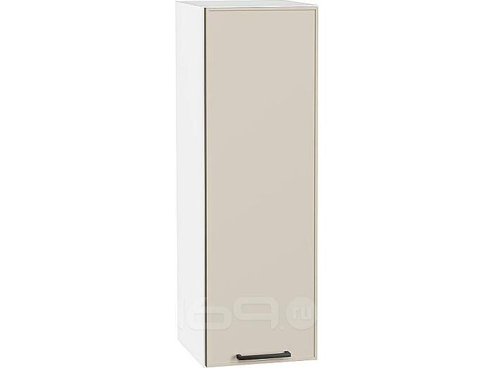 Шкаф верхний с 1-ой дверцей Эйр Cream Silk/Белый 920*300*320