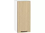 Шкаф верхний с 1-ой дверцей Эйр Real Oak/Белый 716*300*320