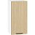 Шкаф верхний с 1-ой дверцей Эйр Real Oak/Белый 716*350*320
