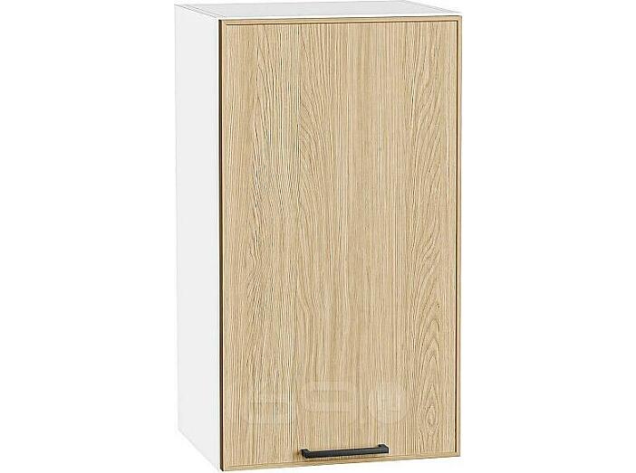 Шкаф верхний с 1-ой дверцей Эйр Real Oak/Белый 716*400*320
