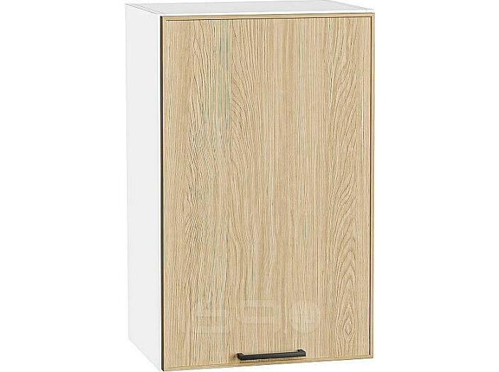 Шкаф верхний с 1-ой дверцей Эйр Real Oak/Белый 716*450*320
