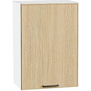 Шкаф верхний с 1-ой дверцей Эйр Real Oak/Белый 716*500*320