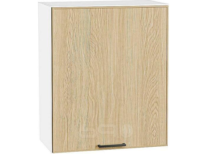 Шкаф верхний с 1-ой дверцей Эйр Real Oak/Белый 716*600*320