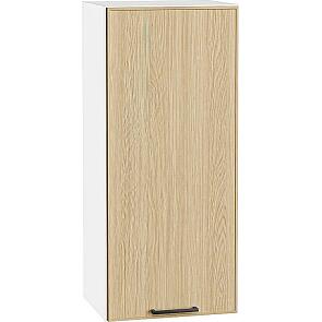 Шкаф верхний с 1-ой дверцей Эйр Real Oak/Белый 920*400*320