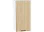Шкаф верхний с 1-ой дверцей Эйр Real Oak/Белый 920*450*320