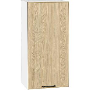 Шкаф верхний с 1-ой дверцей Эйр Real Oak/Белый 920*450*320