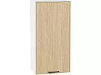 Шкаф верхний с 1-ой дверцей Эйр Real Oak/Белый 920*450*320